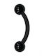 Sequoia Σκουλαρίκι Piercing Ατσάλι Φρυδιου Βανανα I-00242 1.2*10*3*3
