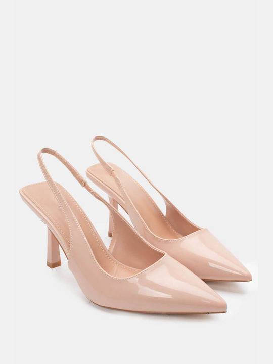 Luigi Pointed Toe Pink Heels