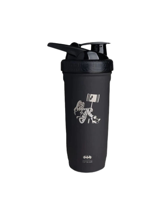 SmartShake Smart Reforce Shaker Πρωτεΐνης 900ml Ανοξείδωτο Γκρι