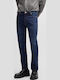 634 Ανδρικό Παντελόνι Τζιν με Regular Tapered Εφαρμογή Dark Aged Denim