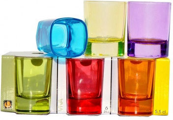 Pahare de shot din Sticlă 55ml 6buc