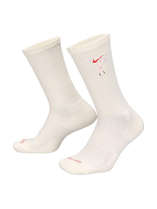 Nike Everyday Plus Cushioned Αθλητικές Κάλτσες Ροζ 1 Ζεύγος