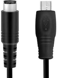 Ik Multimedia Micro-usb-otg To Mini-din Cable