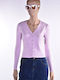 Women's Knitted Cardigan Lila