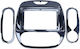 Bizzar DIN Fascia Panels 2 Din Compatible with Screen 9" for Renault Captur with A/C 2013-2019