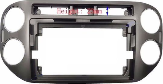 Bizzar Πρόσοψη 2 Din Συμβατή με Οθόνη 9" για Volkswagen Tiguan / Golf Plus 2004 2014