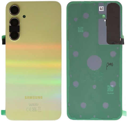 Capac baterie galben original Samsung A556b Galaxy A55 5G