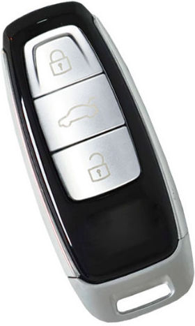 Carcasă telecomandă auto cu 3 butoane pentru Audi