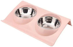 ATL Edelstahl Schalen Futter & Wasser 2x