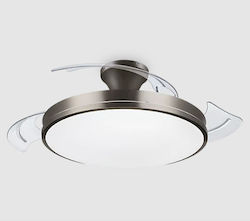 Philips Atlas 48.5cm με Φως Διάφανος / Ασημί Philips Atlas 48.5cm με Φως Διάφανος / Ασημί