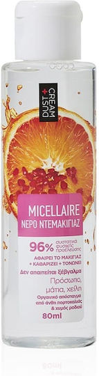 Dust+Cream Natural Love Me Micellar Wasser Make-up Entferner Gesicht, Augen & Lippen 80ml