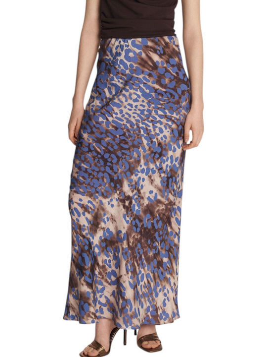 Maxi Φούστα Λεοπάρ Multicolor