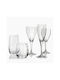 Rona Set of Glasses for White and Red Wine made of Crystal Stemmed 30pcs