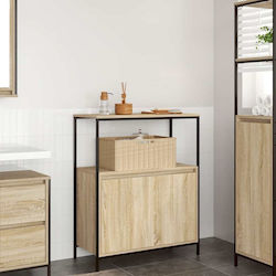 vidaXL Cabinet de baie L76.5xA35xÎ95cm Sonoma