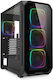 Sharkoon AK5G RGB Gaming Midi Tower Computer Ca...