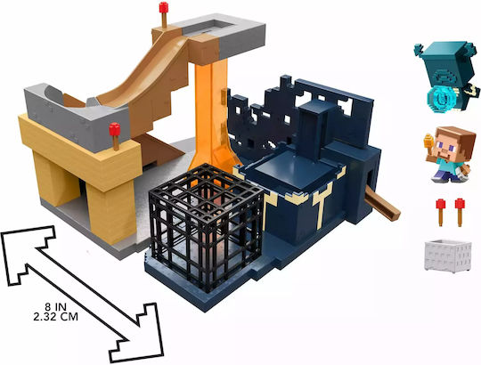 Minecraft Miniatur-Spaßspielzeug (Verschiedene Designs/Sortimente von Designs) 1 Stk