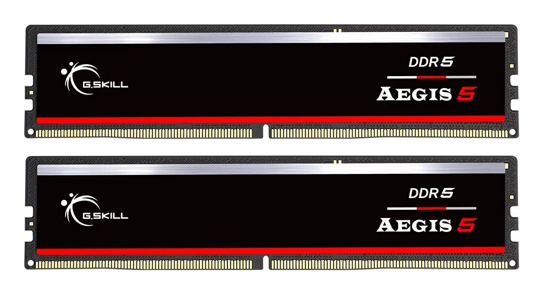G.Skill Aegis 5 64GB DDR5 RAM με 2 Modules (2x32GB) και Ταχύτητα 6000 για Desktop