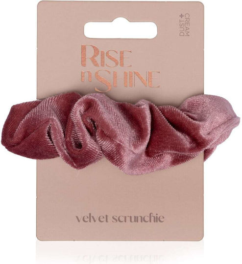 Scrunchie Rise N Shine Βελουδινο Deep Violet 1τμχ