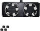 Target F-2w-in 2 Fan Unit for Rack Cabinets with Depth Up to 600mm Type Fc & Wc
