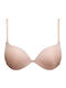 Plunge Push Up Plunge Bra Beige