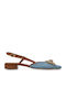 Γυναικείες Μπαλαρίνες Slingback σε Μπλε Χρώμα
