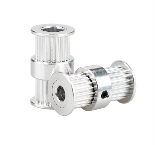 Gt2 Timing Driving Pulley 20 Teeth Bore 8mm Double Head Gear Aluminum Teeth