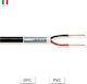 Tasker C276 PVC Schwarz Flexibles Rundes Lautsprecherkabel 2x2,5mm Schwarz Cool 100m Flexibles Rundes Lautsprecherkabel 2x2,5mm Schwarz