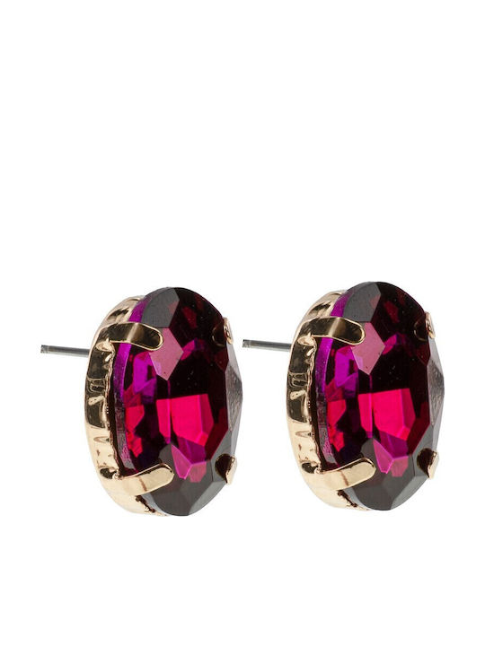 FantazyStores Earrings Gold Plated with Stones ...