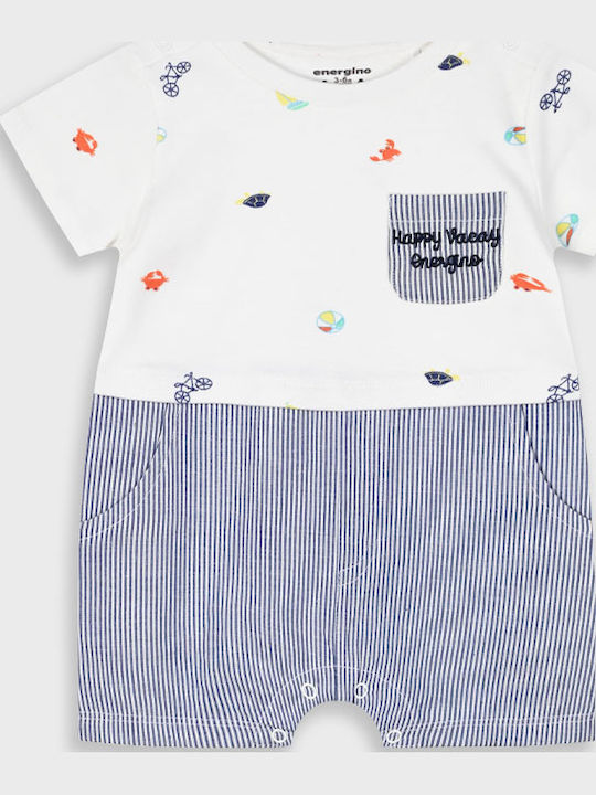 Energiers Striped Onesie