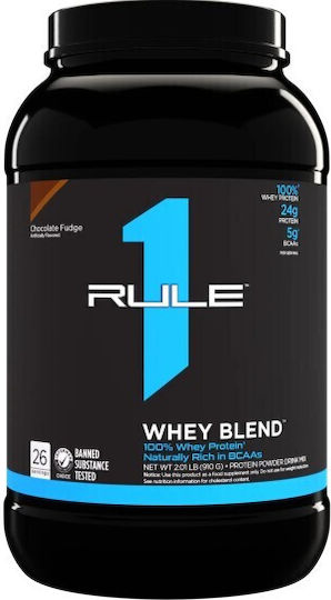 Rule1 Whey Blend Protein Molke mit Geschmack Schokolade-Erdnussbutter 900gr
