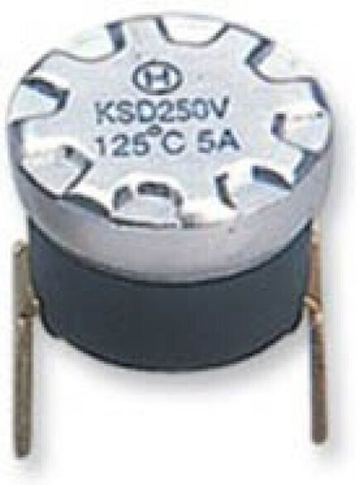 Θερμοστατης Μεταλ.καθ.φ15.8 55°c 10a/250v Blv No Hol