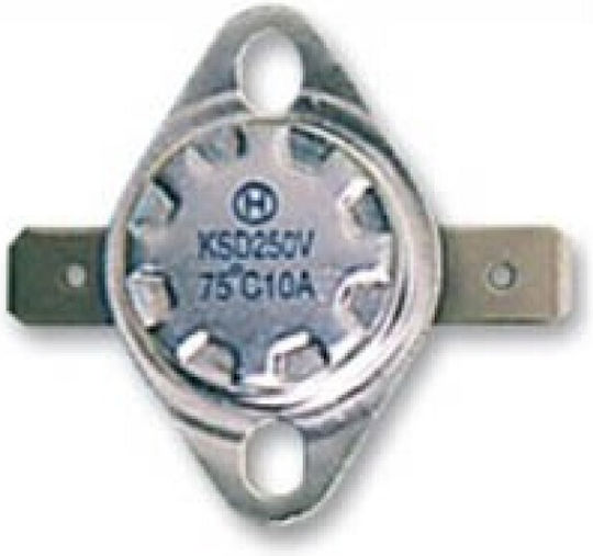Θερμοστατης Μεταλ.οριζ.φ15.8 Βιδ.125°c 10a/250v Fbhl Nc Hol