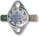 Thermostat Metal Horizontal Φ15.8 Screw 70°C 10A/250V FBHL NC Hol