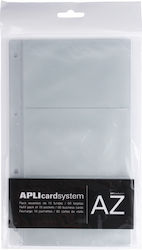 Transparente Ersatzkarten Packung mit 60 Fächern