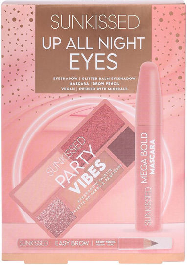 Sunkissed Up All Night Eye Сет за грим за Очи и Вежди 3бр