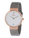 Boccia Women's Watch with Gray Metal Bracelet
