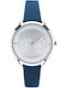 Furla Damen Uhr mit Blau Lederarmband