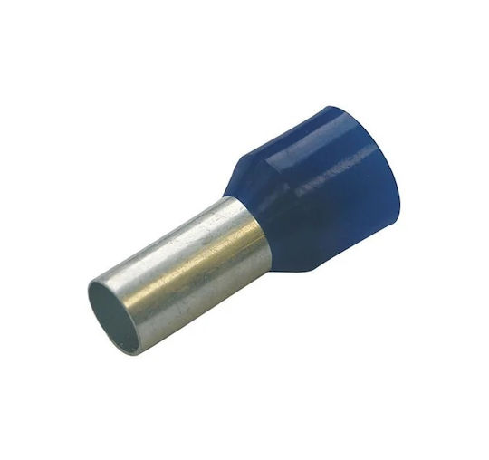 Insulated Pin Terminal 2.5/8 Blue Haupa 100pcs