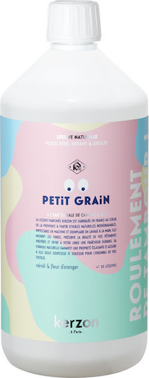 Kerzon Petit Grain Lichid Detergent pentru Sensibil & Culori Haine 1lt (30 Cupe de măsurare)