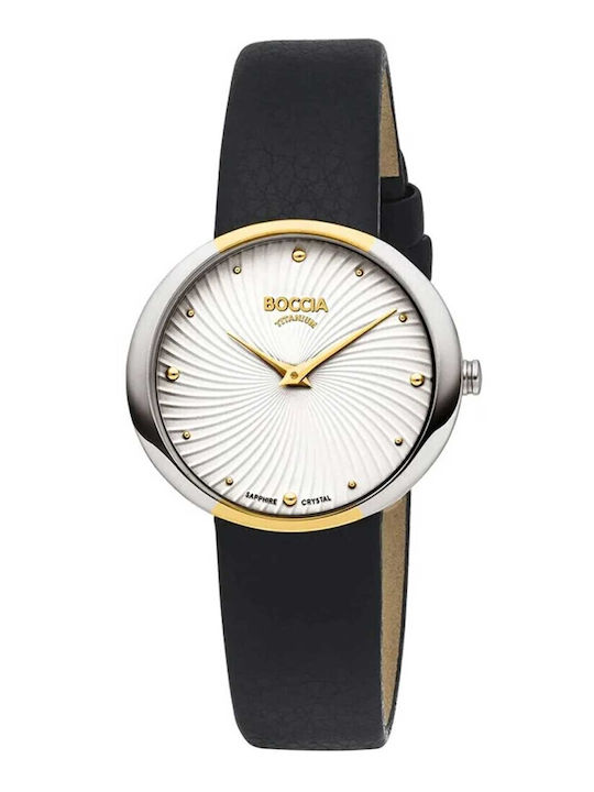 Boccia Γυναικείο Ρολόι 32mm Μπαταρίας με Μαύρο ...