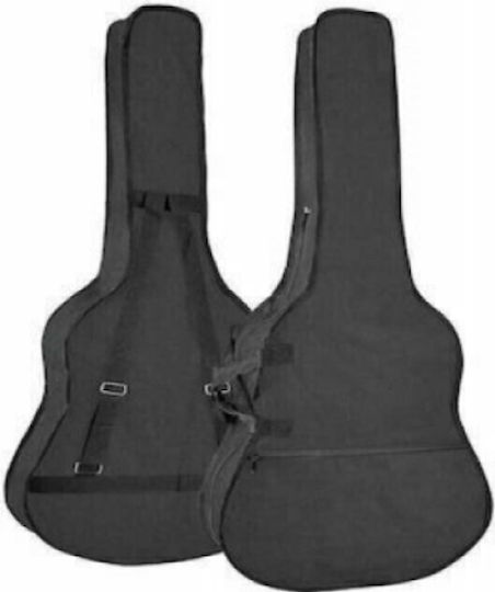 Gp El 115 Electric Guitar Case Durable Nylon Waterproof Black External Accessory Pocket Two Shoulder Straps Carry Handle