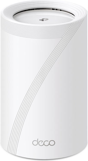 TP-LINK Deco BE65 BE9300 v2 Точка за достъп с Mesh Wi-Fi 7 Трибандов (2.4 и 5 и 6GHz) Единичен комплект