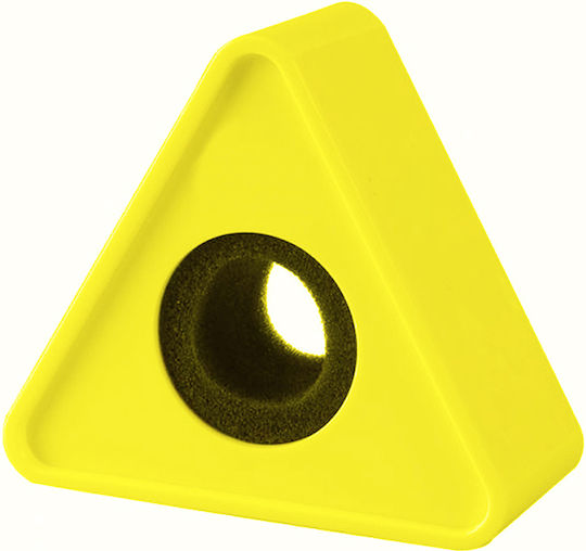 Artsound Flagtbl Abs 39mm Hole Triangular Logo Station Κίτρινο