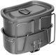 Fox Outdoor Titanium Mess Kit 3-part