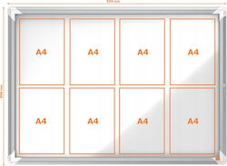 Nobo Magnetic Dry Erase Board Hanging Nobo Magnetic Dry Erase Board Hanging