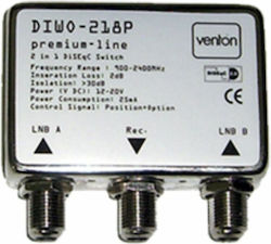 Venton Diseqc 2/1 Diwo 218p Premium Line Αδιάβροχος Κάλυμα