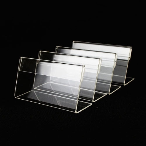 Βάση Ετικετών Οθόνη 10 Τμχ Mini Clear Acrylic Sign