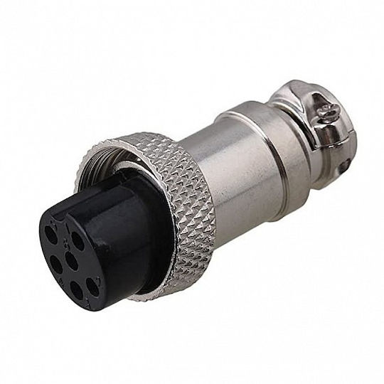 #46424 Gx16 6pin Female Circular Aviation Socket Plug