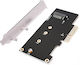 Powertech Κάρτα PCIe σε θύρα M.2