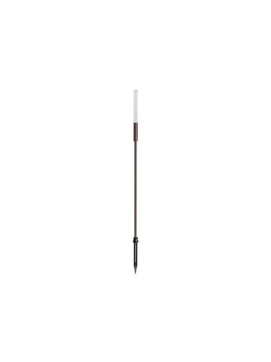 Ideal Lux Outdoor Floor Lamp LED for Exterior Space 1.5W with Warm White Light IP65 Brown
